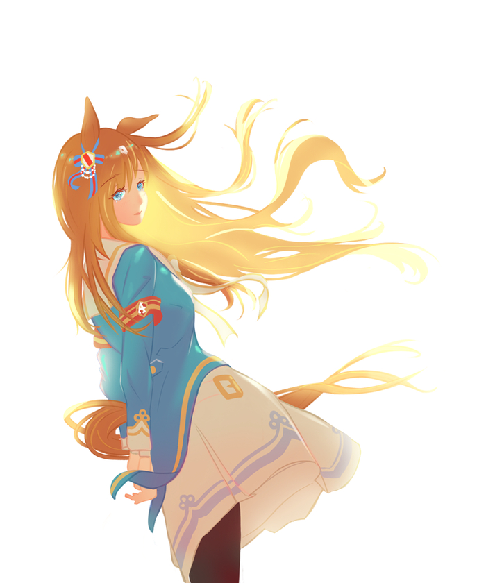 Grass Wonder , Anime Art, Uma Musume Pretty Derby, Grass Wonder, Animal Ears, , , , ,  , 