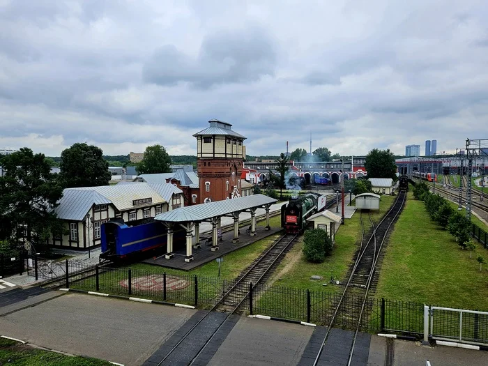 Подмосковная Москва, Железнодорожный транспорт, Музей, Лето, Длиннопост