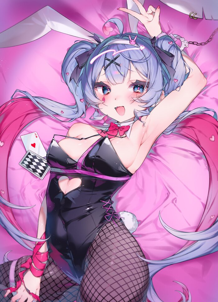 Hatsune Miku #307 , Anime Art, Hatsune Miku, Rabbit hole (vocaloid), ,  , Bunnysuit, -, , , 