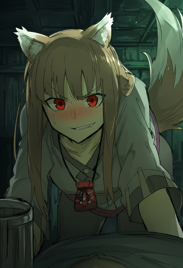  , Anime Art, Spice and Wolf, Holo, Animal Ears, ,  ,  , 