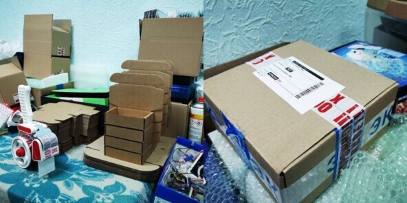 А так выглядит упаковка на маркетплейсы