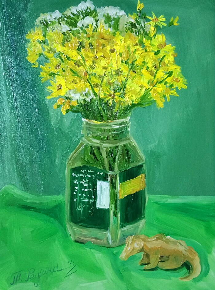 Зелёный натюрморт #2