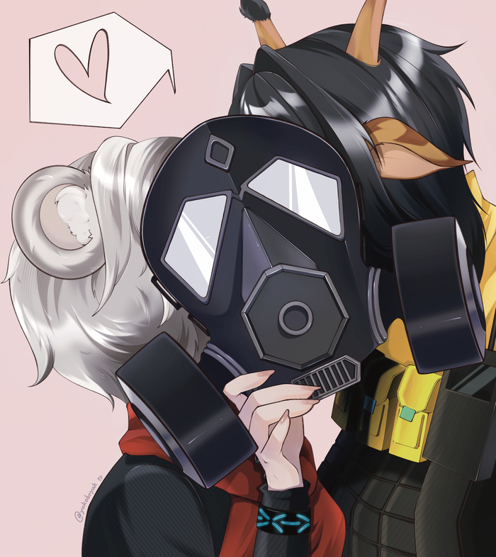      ? , Animal Ears, Arknights, Misha (Arknights), Anime Art