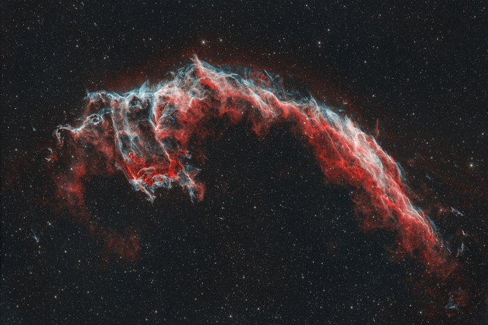 туманность "Рыбачья Сеть" тут всего час водорода и 45 минут кислорода пятиминутными сабами.