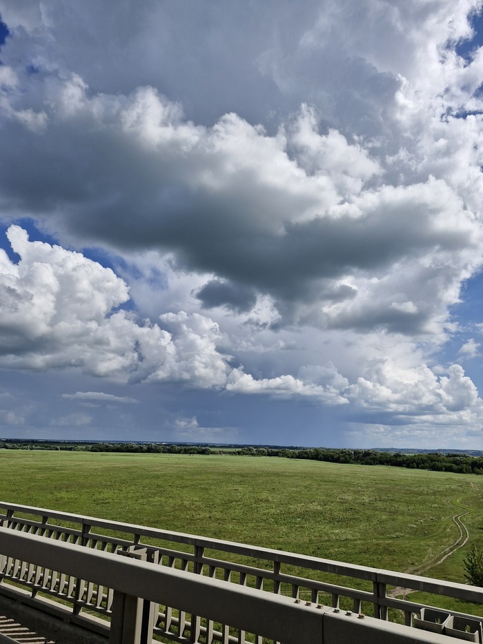 Фото из окна автобуса