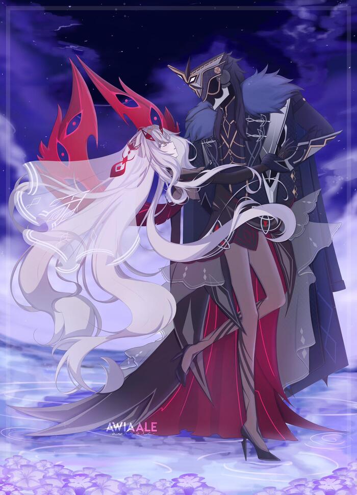    Genshin Impact, , Anime Art, Ronova (Genshin Impact), Capitano, 