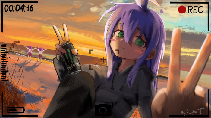  , Anime Art, Lucky Star, Konata Izumi, , 