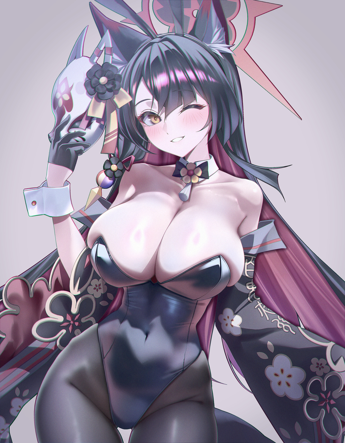 Wa Anime Art, , Blue Archive, Kosaka Wakamo, Animal Ears, , , Bunnysuit