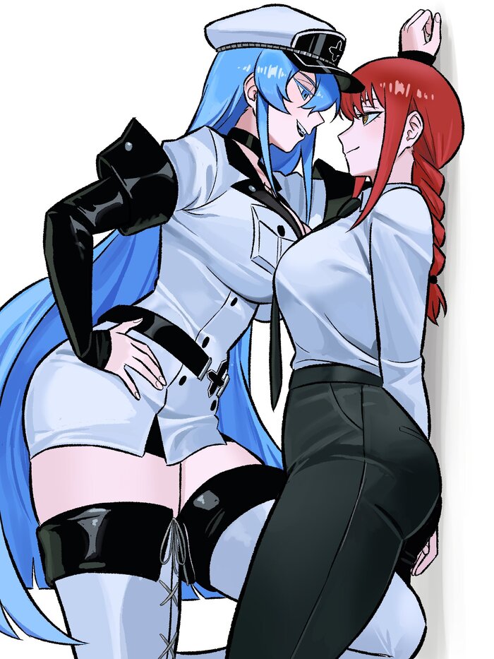  ? , Anime Art, Esdeath, Makima, Akame ga Kill, Chainsaw Man, 