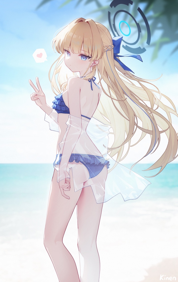 Asuma Toki #043 , Anime Art, Blue Archive, Asuma Toki, , , ,  ,  , 