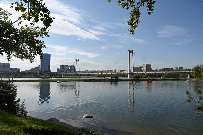 Пешеходный, он же Виноградовский мост