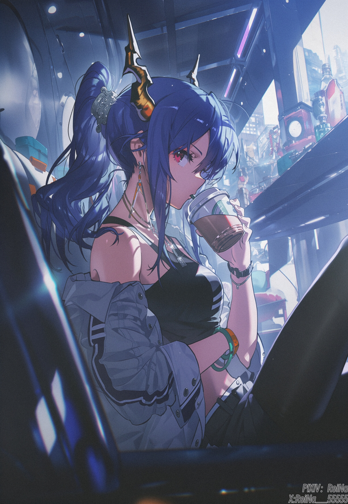 Madam Ch'en , Anime Art,  , Chen (Arknights), Arknights
