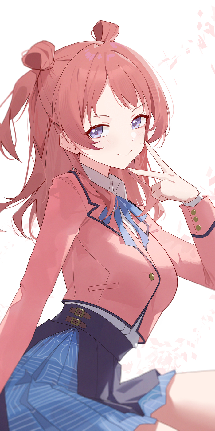 Saki Hanami Anime Art, , Gakuen Idolmaster, Hanami Saki, Pixiv