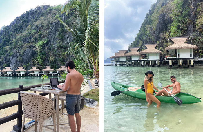 Шломо и Дахан в Таиланде, 2024 год.Я же генеральный директор технологической компании, неужели это может быть так сложно? ( Фото: предоставлено интервьюируемым)