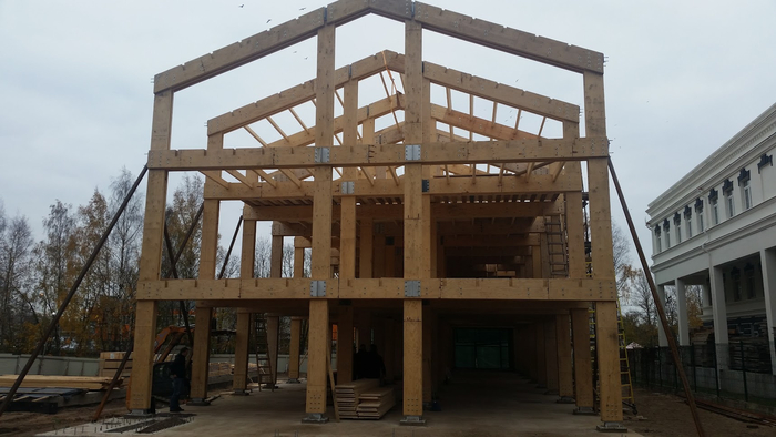 Процесс строительства