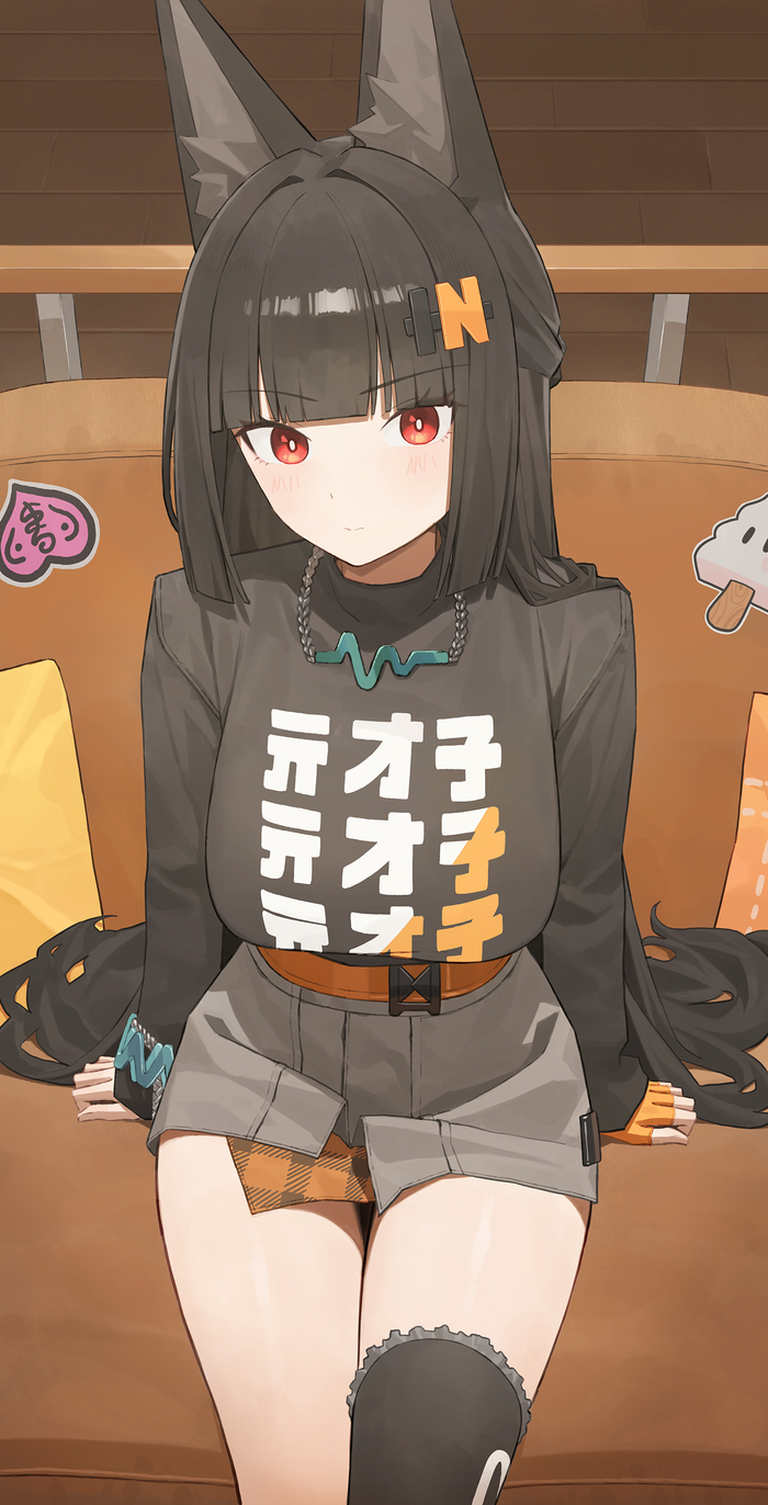 Hoshimi Miyabi #009 , Anime Art, Zenless Zone Zero, Hoshimi Miyabi (zzz), Belle (zzz), ,  , , , Animal Ears