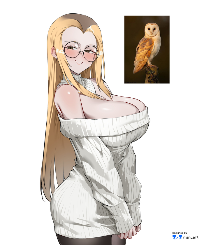Barn Owl , Anime Art, , , 2D vs 3D, , ,   