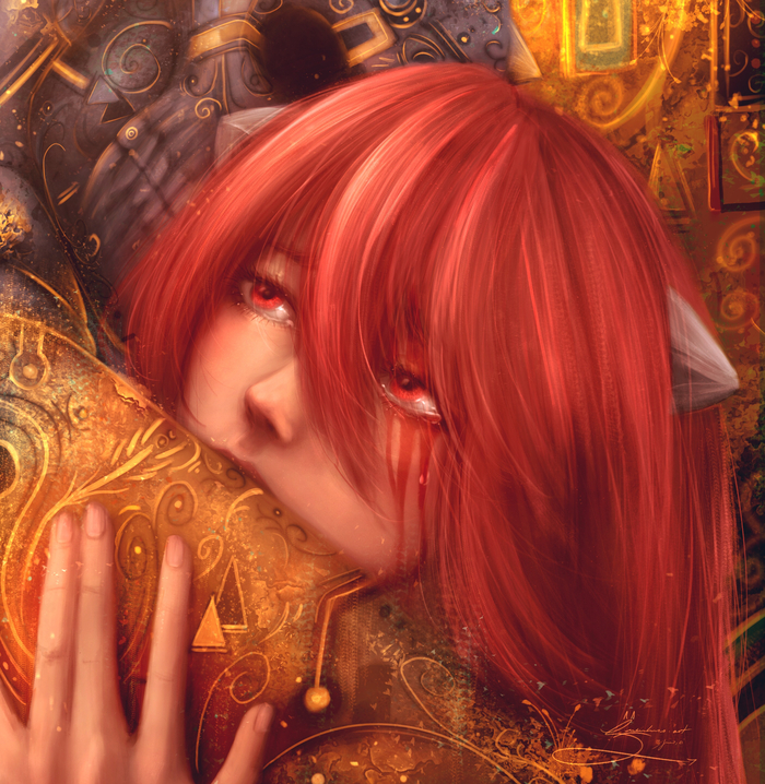  , Anime Art, Lucy (Elfen Lied), Elfen Lied