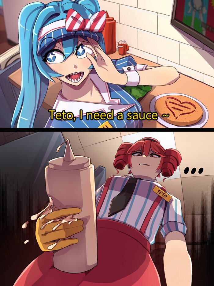  , Anime Art, Vocaloid, Hatsune Miku, Utauloid, Kasane Teto