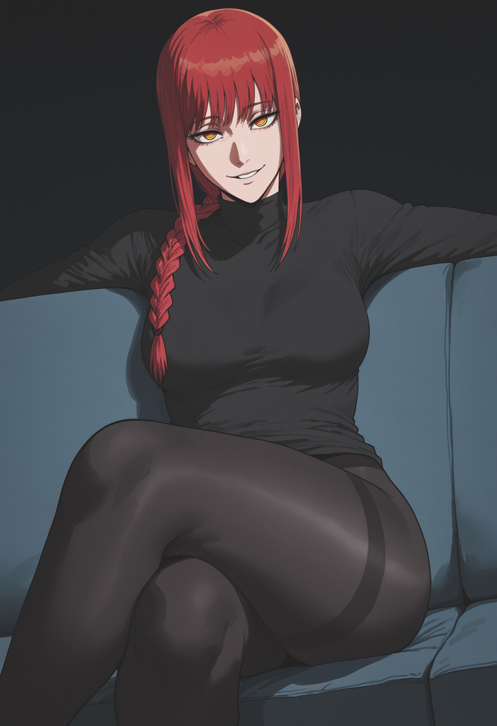 Makima-san , , Anime Art,  , Chainsaw Man, Makima, Extra thicc,  , 