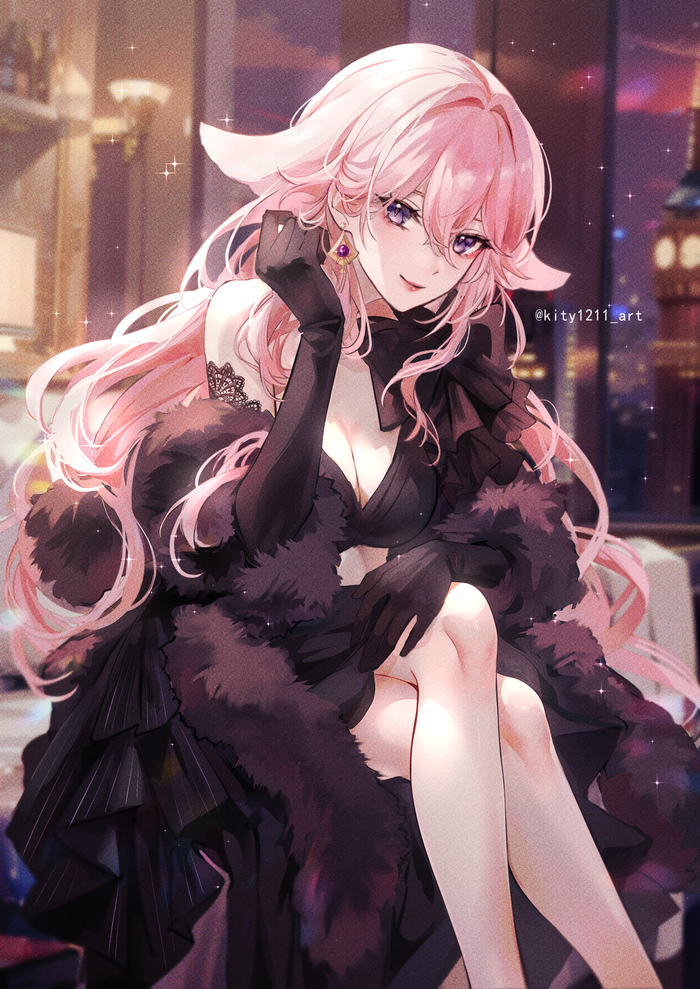  , Pixiv, Anime Art, Genshin Impact, Yae Miko (Genshin Impact)