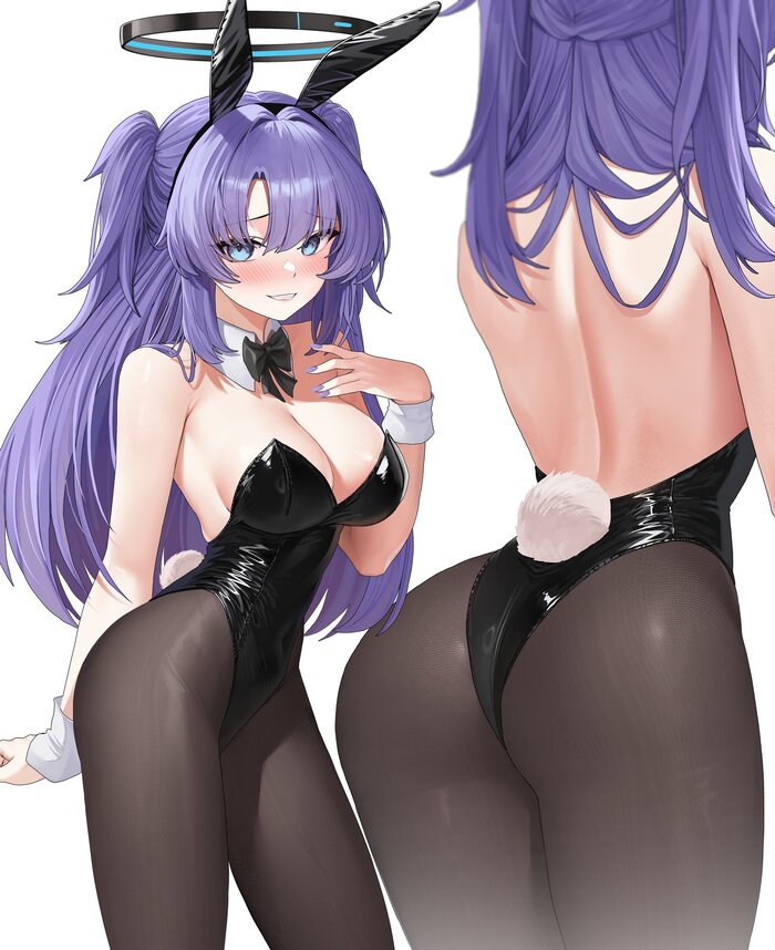 Hayase Yuuka #053 , Anime Art, Blue Archive, Hayase Yuuka, ,  , Bunnysuit, -, 