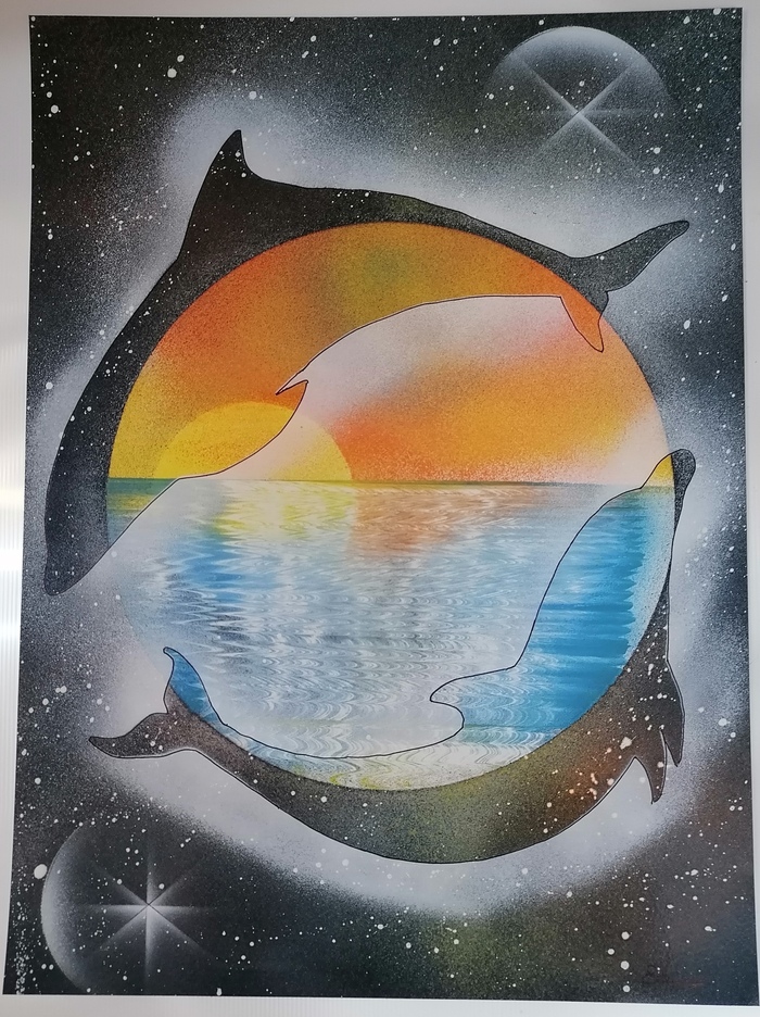 Искусство спрейарт Искусственный интеллект, Рисунок, Красота, Длиннопост