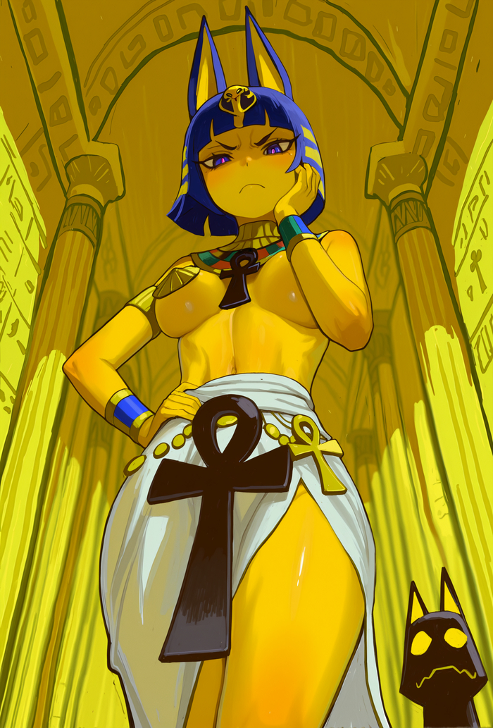Ankh [Animal Crossing] Nintendo Ankha, Animal Crossing, , , ,  ,  , , Anime Art, ,  , , , ,  ,  