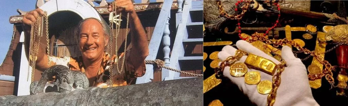 Предварительная оценка клада — $1 млрд, но морские течения так растянули сокровища по дну, что собрать их все нереально.