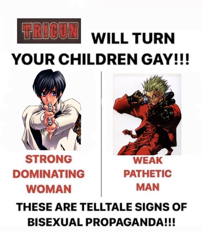 Сильная доминирующая женщина и слабый жалкий мужчина это признаки бисексуальной пропаганды !!