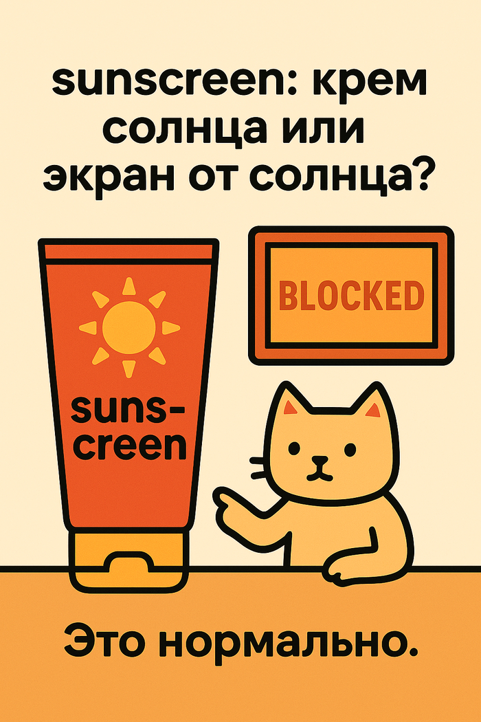 Sunscreen:      ?  ,  , ,  ,  