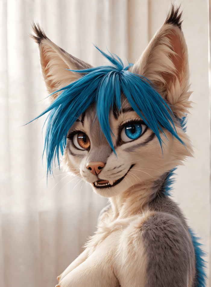 Фурри арт от Wolfmks #2172 Фурри, Арты нейросетей, Furry Art, Furotica, Furotica female, Контент нейросетей, Stable diffusion 3, Длиннопост