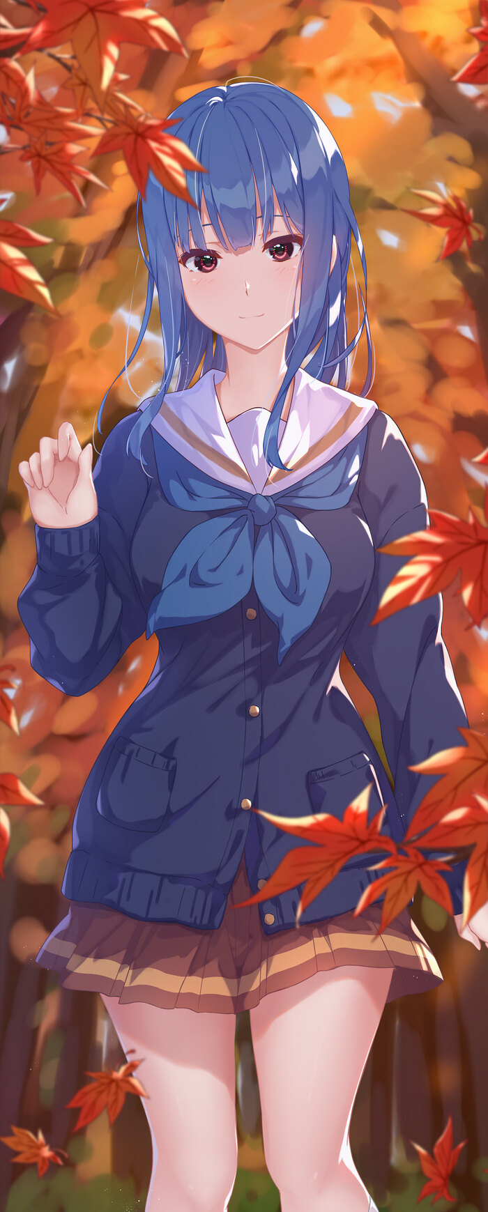  Anime Art, , Hibike! Euphonium, Mizore Yoroizuka, Seifuku, Pixiv, 