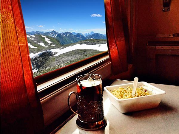 Вид на пик Грандиозный с Агульских белков