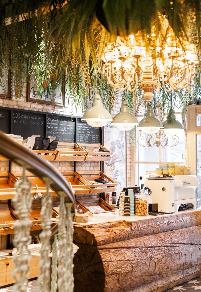 Кофешоп от студии дизайна общественных пространств Allartsdesign