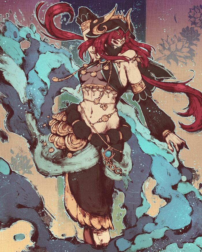 Nilou Genshin Impact, , Anime Art, Akramness, Nilou (Genshin Impact)