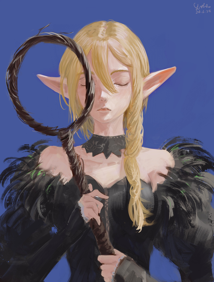  Anime Art, , Dungeon Meshi, Marcille Donato