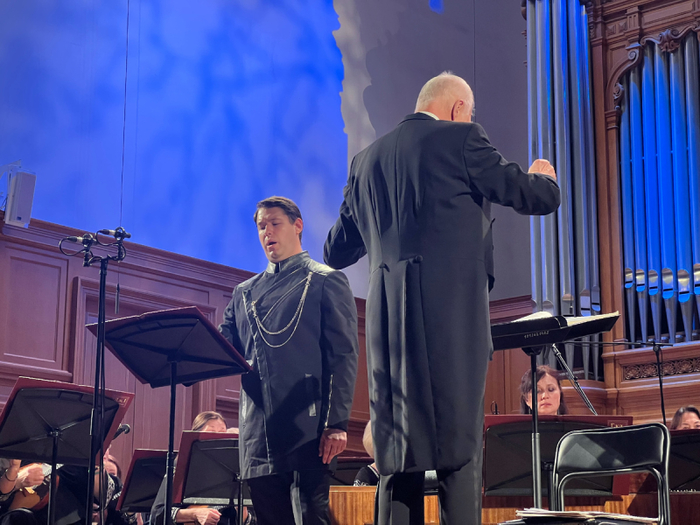 Фотография с исполнения в Московской консерватории (8 сентября 2025)