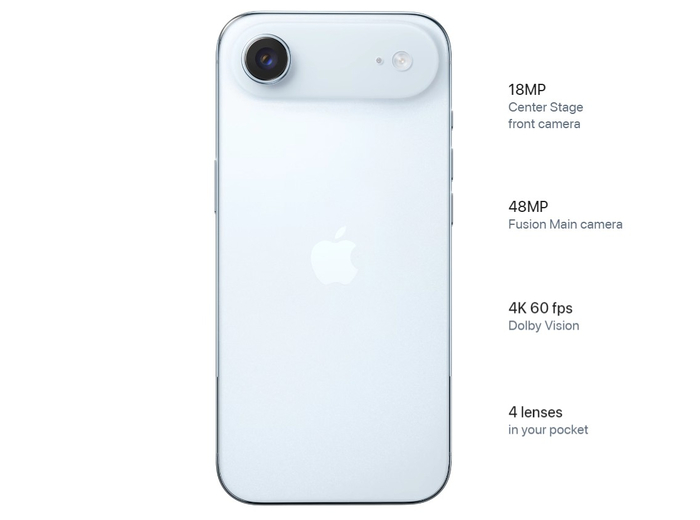 Apple представила тонкий iPhone Air: 5,6 мм толщина, камера на 48 Мп, чип A19 Pro, стекло Ceramic Shield 2 и без SIM Гаджеты, Электроника, Технологии, Смартфон, Apple, iPhone, Телефон, Telegram (ссылка), Длиннопост