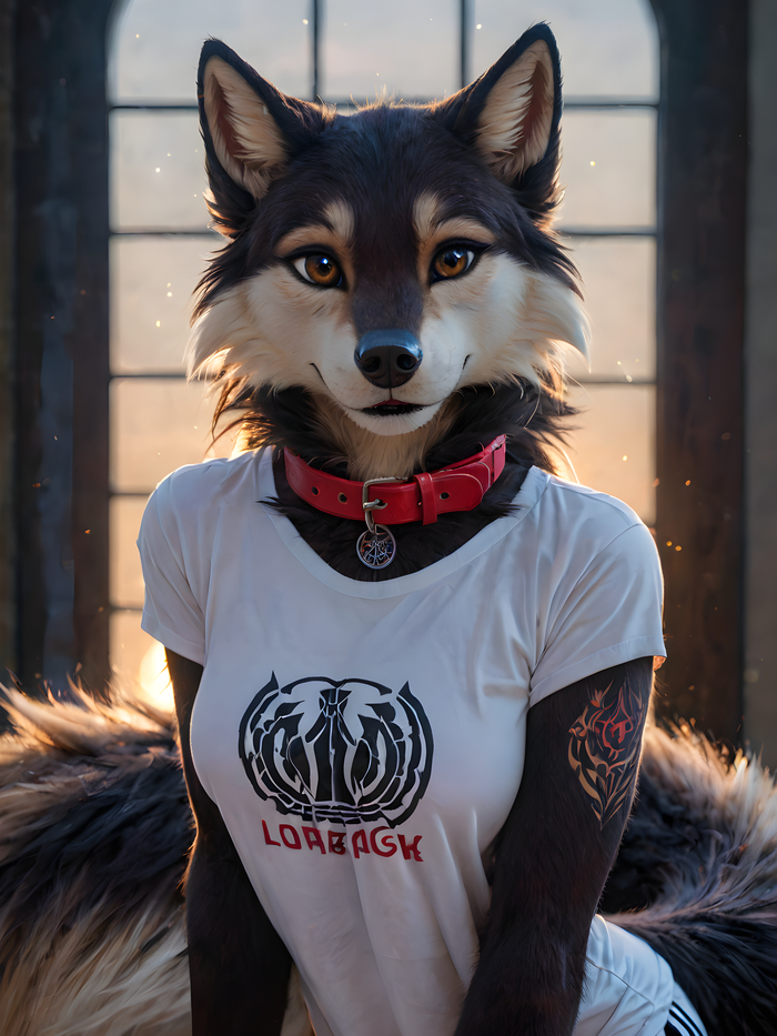    Wolfmks #2209 ,  , Furry Art, Furotica, Furotica female,  , Stable diffusion 3, , Furry wolf