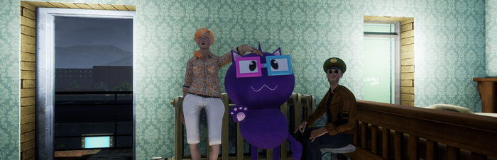 А это вышеупомянутый @planetclue (точнее его плюшевая форма). И да, он тоже удостоился роли в Captain Gazman раньше, чем появился в объекте статьи.