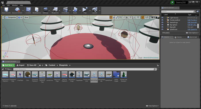 Случайный скриншот из редактора, датированный тем же днем. Уровень 7.