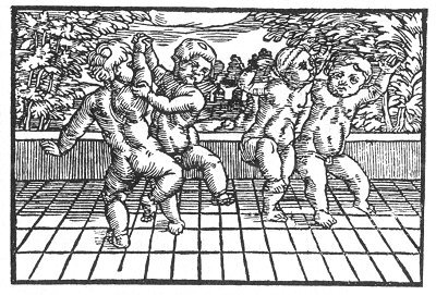 Рис. 31.Четверо танцующих детей