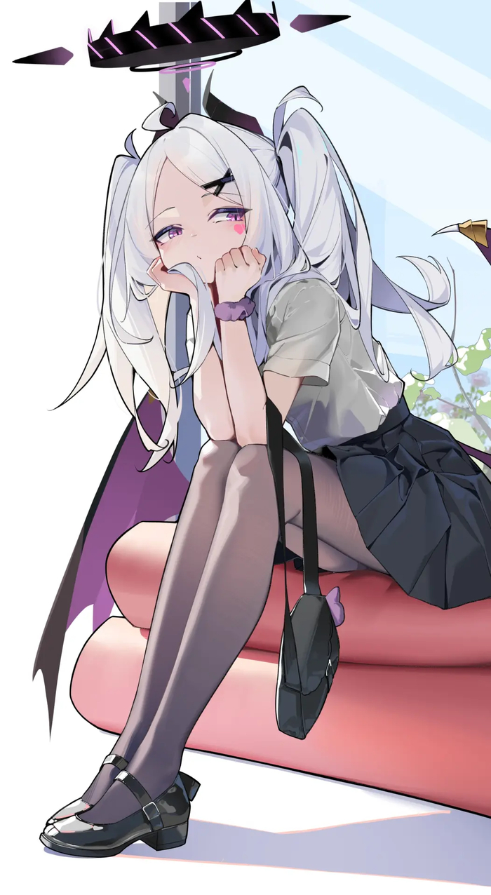  , Anime Art, Blue Archive, Sorasaki Hina,   , Cunny