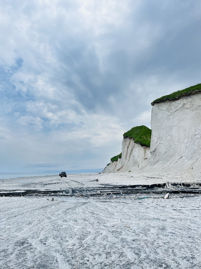 Белое побережье вдоль Белых Скал.