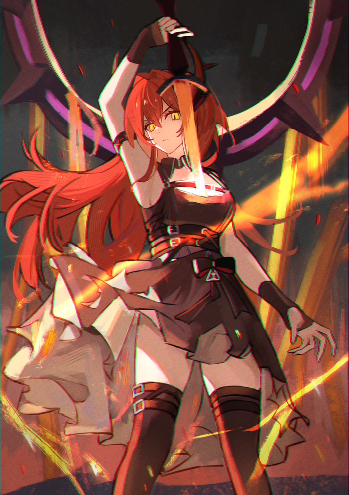 Surtr Anime Art, , Arknights, Surtr