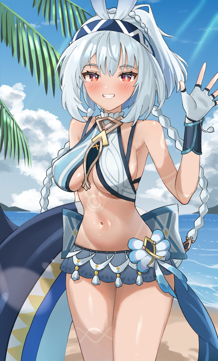 Mualani Genshin Impact, , Anime Art, Mualani (Genshin Impact), , , 