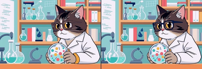 11 отличий. Сложное задание - для самых внимательных