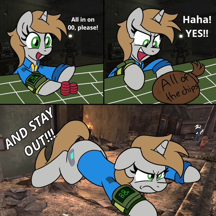    Fallout My Little Pony, Littlepip, Fallout: Equestria, Velvet Remedy, Fallout: New Vegas