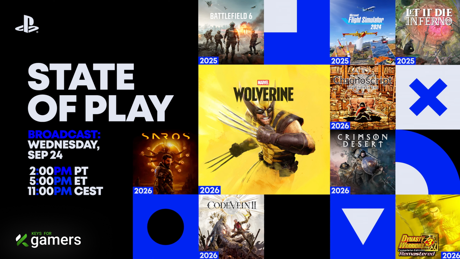 State of Play: All the major announcements from PlayStation's fall presentation - Gamers, Computer games, Playstation, Playstation 5, Wolverine (X-Men), Marvel, Sony, Deus Ex, Nioh, Disco elysium, State of Play, Microsoft flight Simulator, Battlefield, Battlefield 6, Consoles, Presentation, Promo code, Insomniac Games, Video, Video VK, Short videos, Company Blogs, Longpost